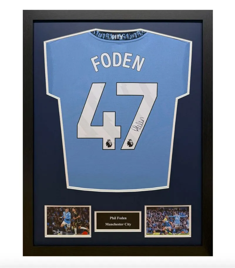 signed foden shirt