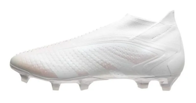 adidas predator accuracy plus laceless football boot in white
