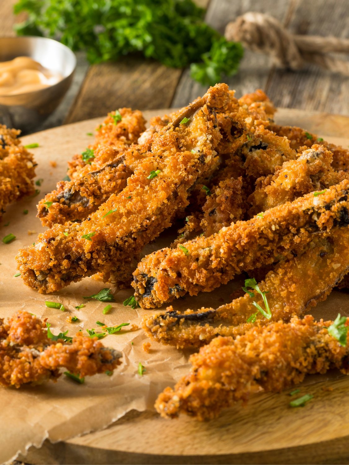 Portobello Mushroom Fries