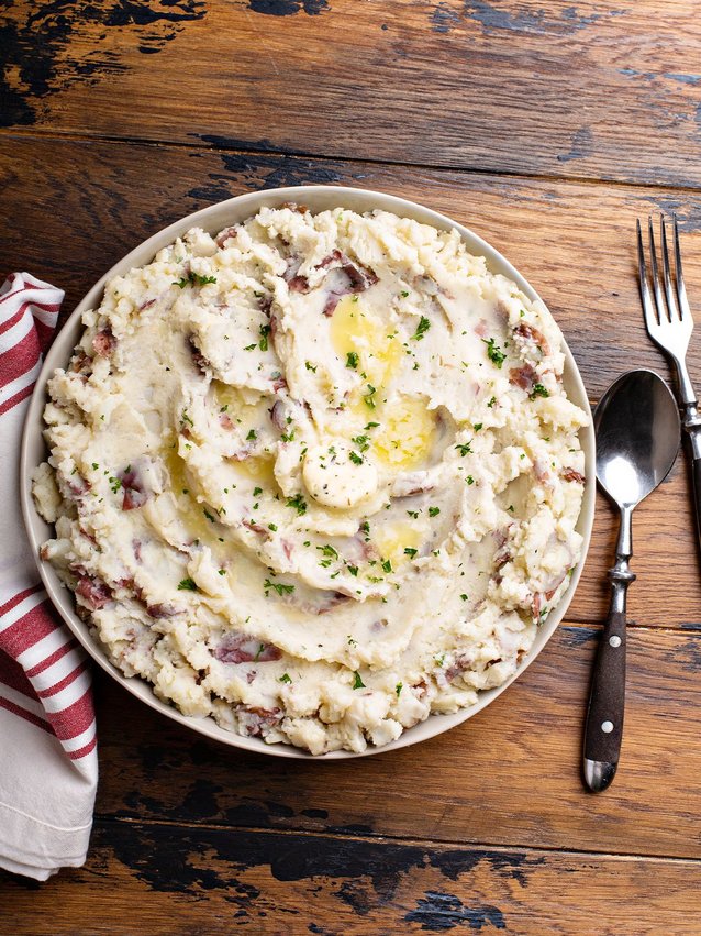 air fryer garlic mashed potatoes