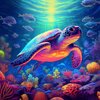 a colorful turtle illustration