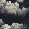 clouds black and white