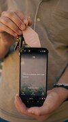 Don't Let The Hard Days Win ZOX Leather Keychain