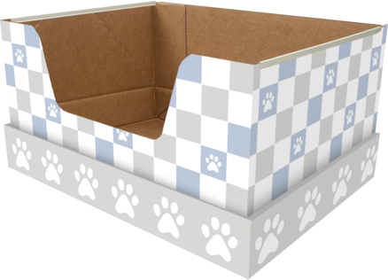 A close up image of a 3 step diagram explaining the best way to assemble your Kitty Poo Club litter box.