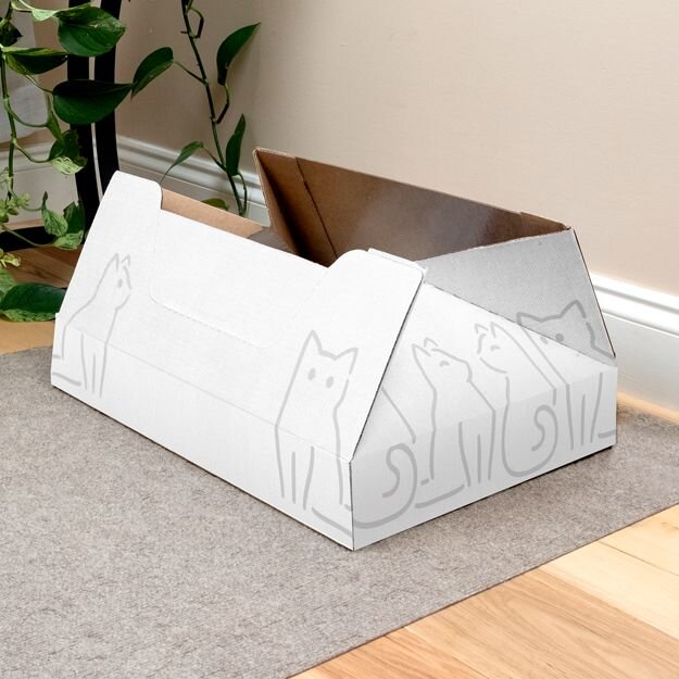 Kitty Poo Club litter box during opening