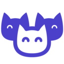 Multiple cat head icon