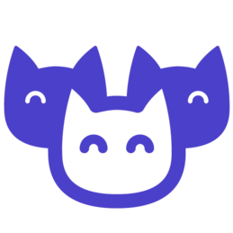 Multiple cat head icon