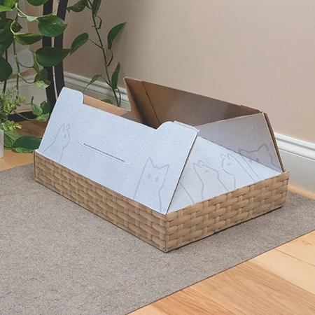 Kitty Poo Club litter box during opening