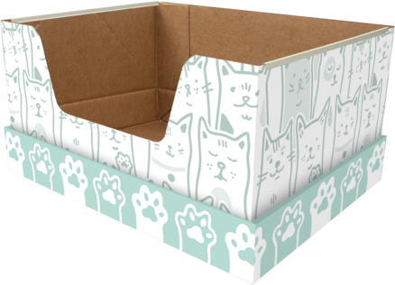A close up image of a 3 step diagram explaining the best way to assemble your Kitty Poo Club litter box.