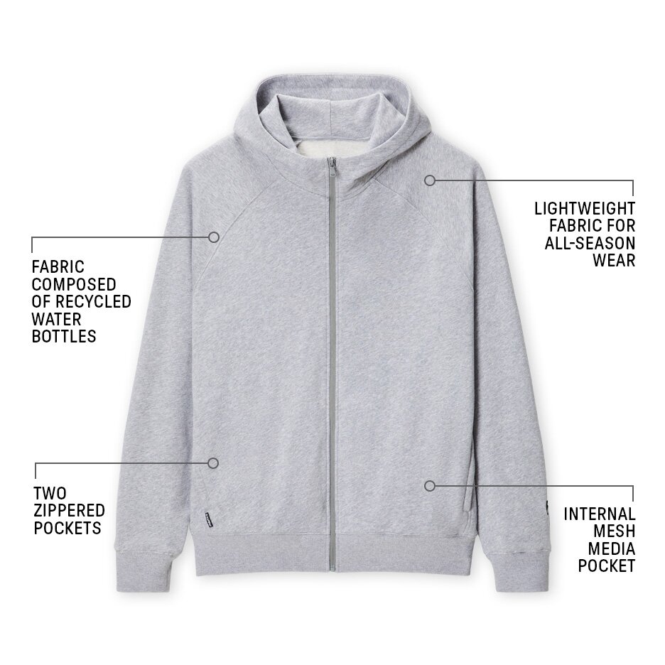 The Year Round Terry Full Zip Hoodie