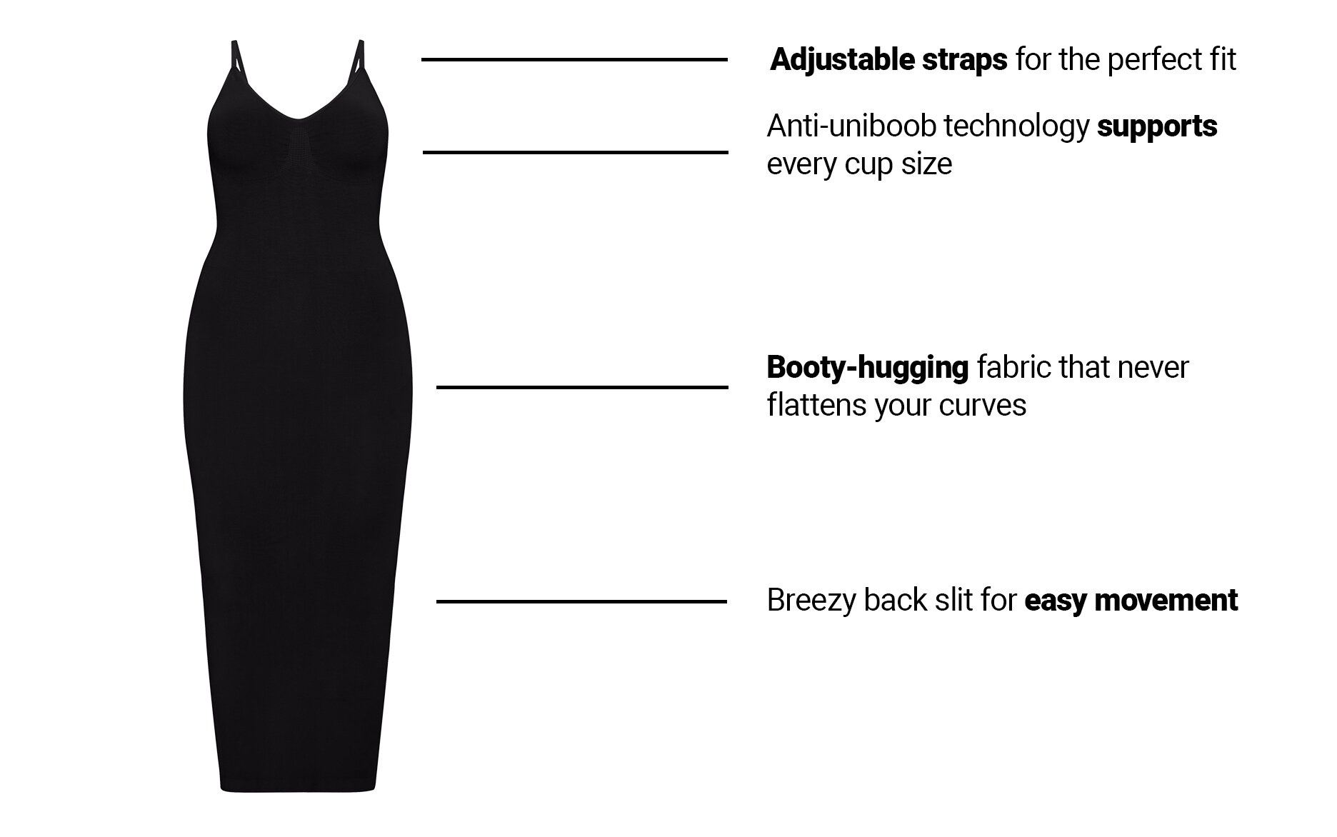 Smooth As Hell Shaping Maxi Dress