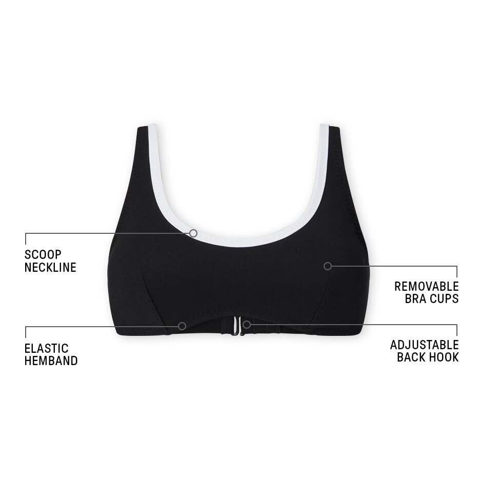 Sunset Scoop Swim Top