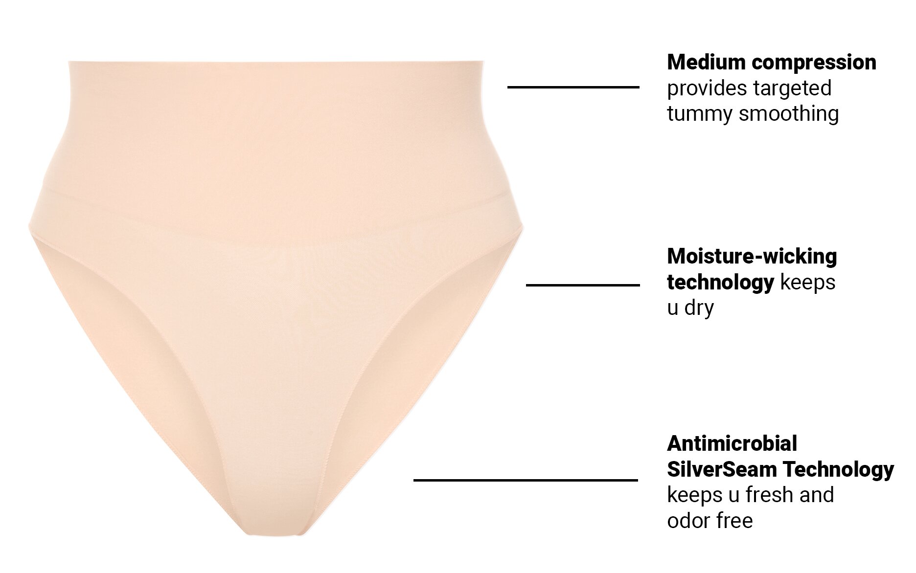 Nearly Naked Shaping High Waist Brief
