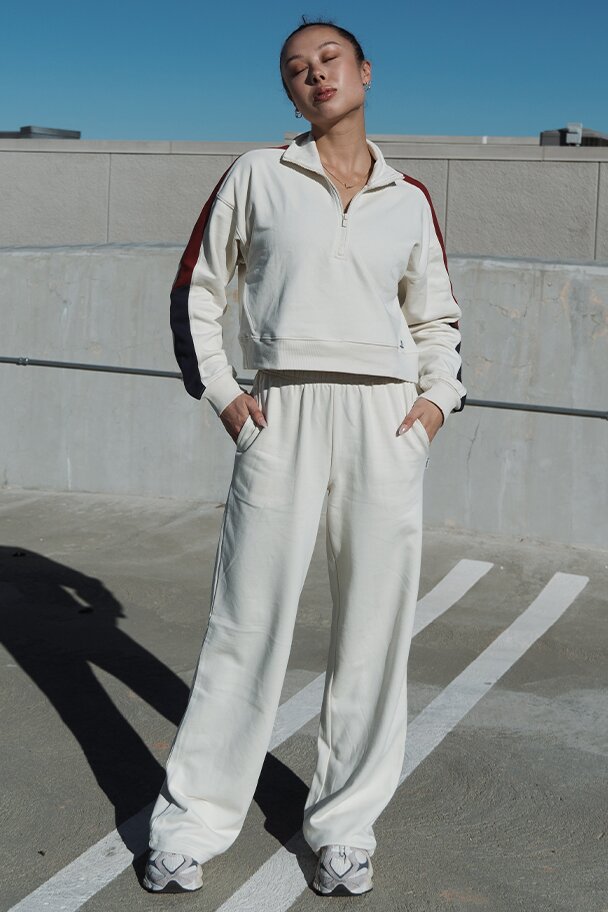 Year Round Terry Wide Leg Sweatpant