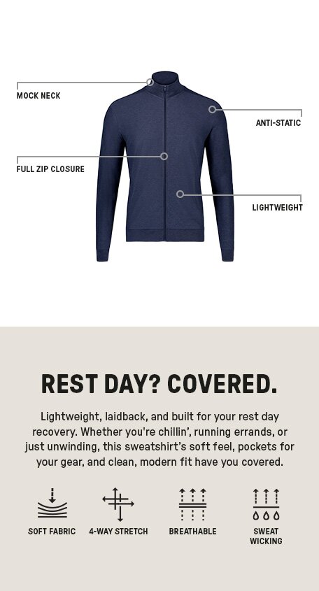 The Cloud Jersey Full Zip