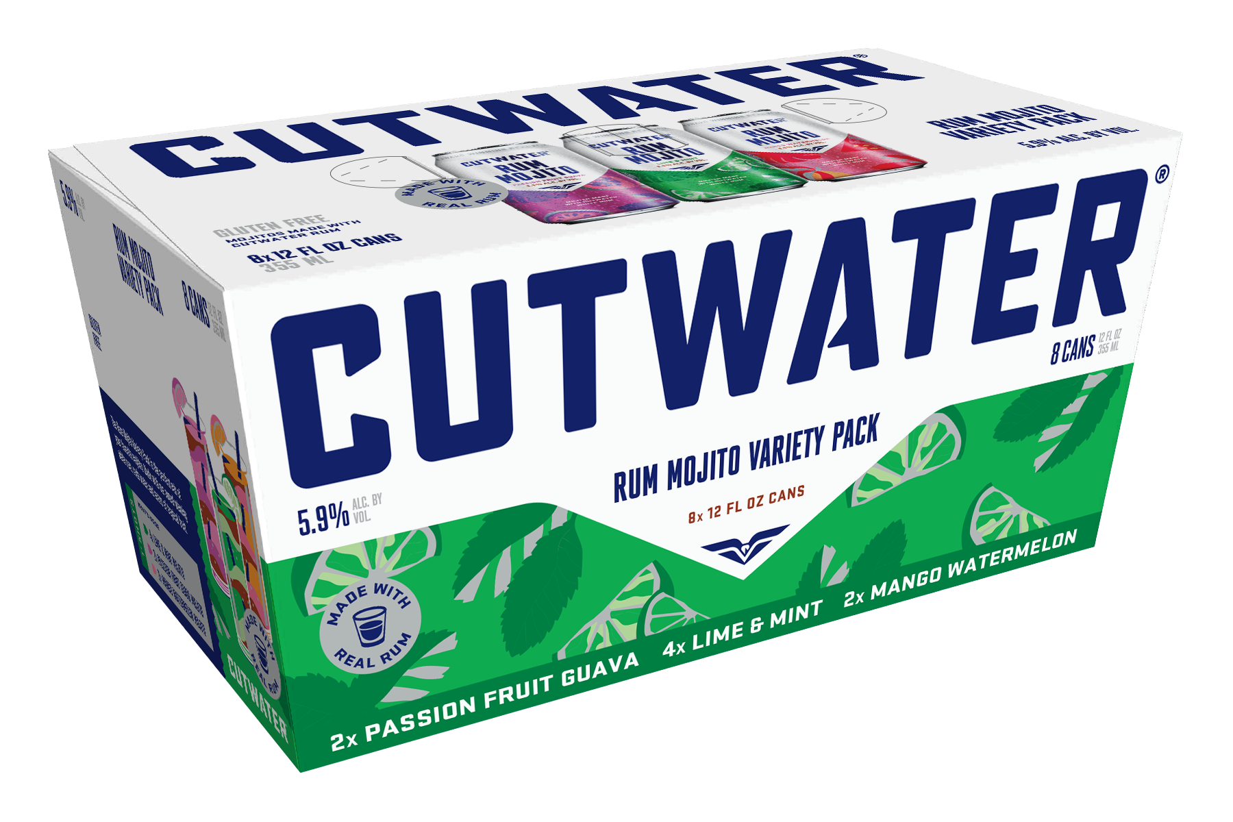 Cutwater Rum Mojito Mixed Pack - 8 Pack