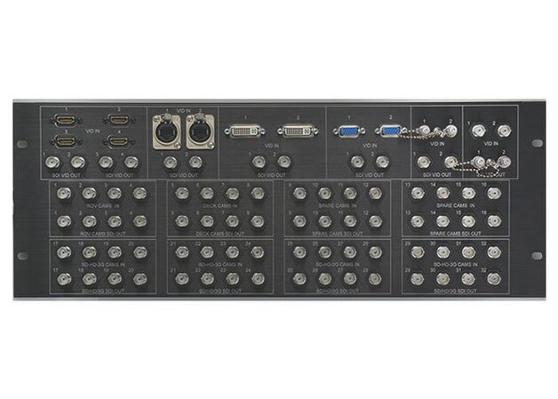 Custom metal panel with connectors 3