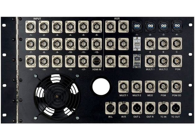 Custom metal panel with connectors 9