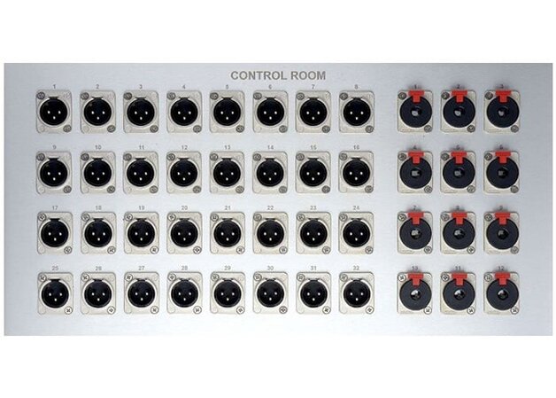 Custom metal panel with connectors 6