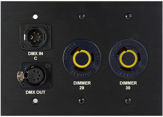 Custom metal panel with connectors 11