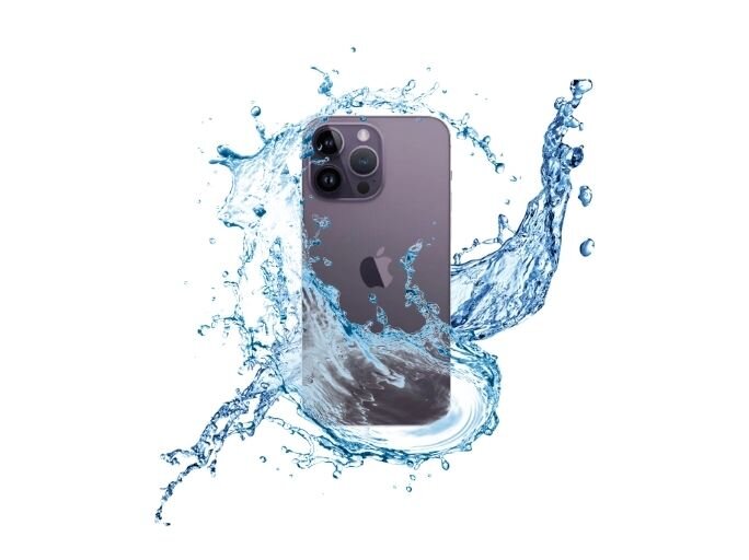 iPhone 14 pro avec de l'eau