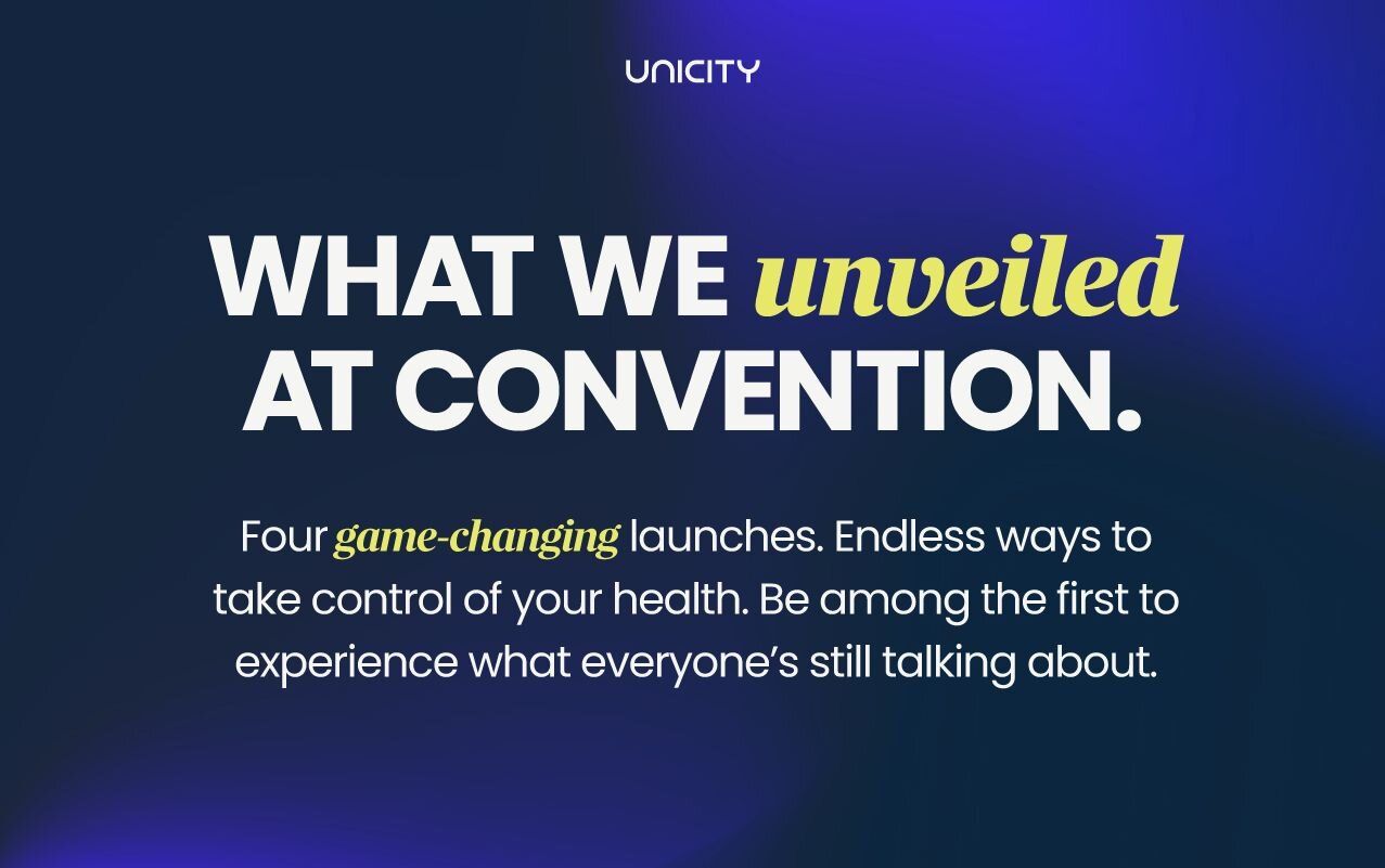 What we unveiled at Convention
Four game-changing launches. Endless ways to take control of your health. Be among the first to experience what everyone’s still talking about.