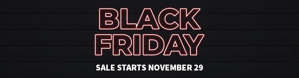 Black Friday. Sale starts November 29