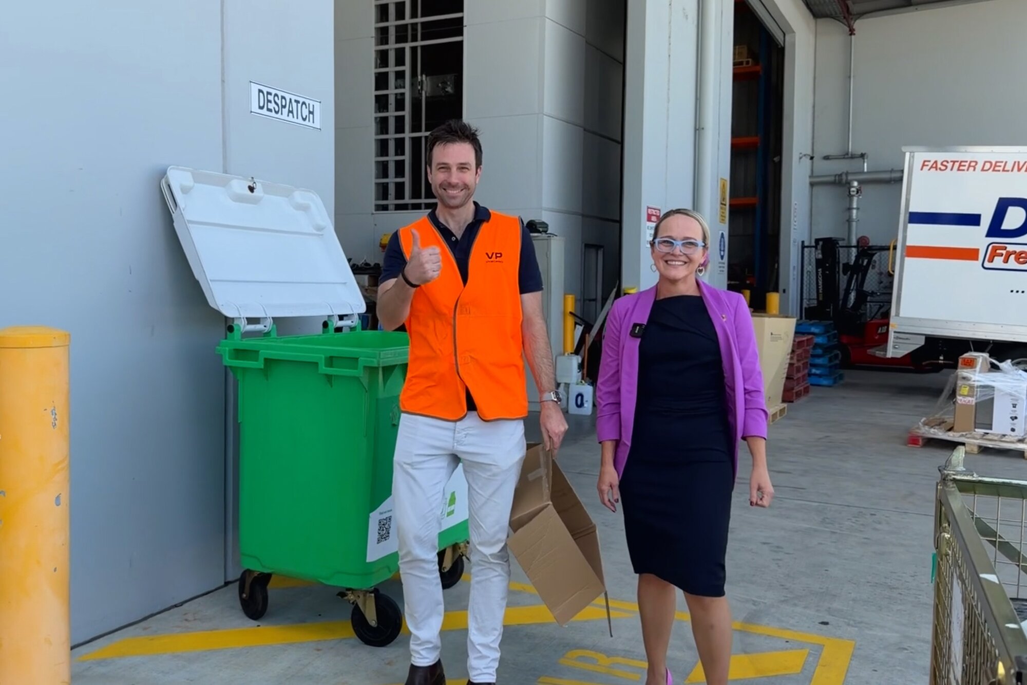 Videopro implements Containers for Change program