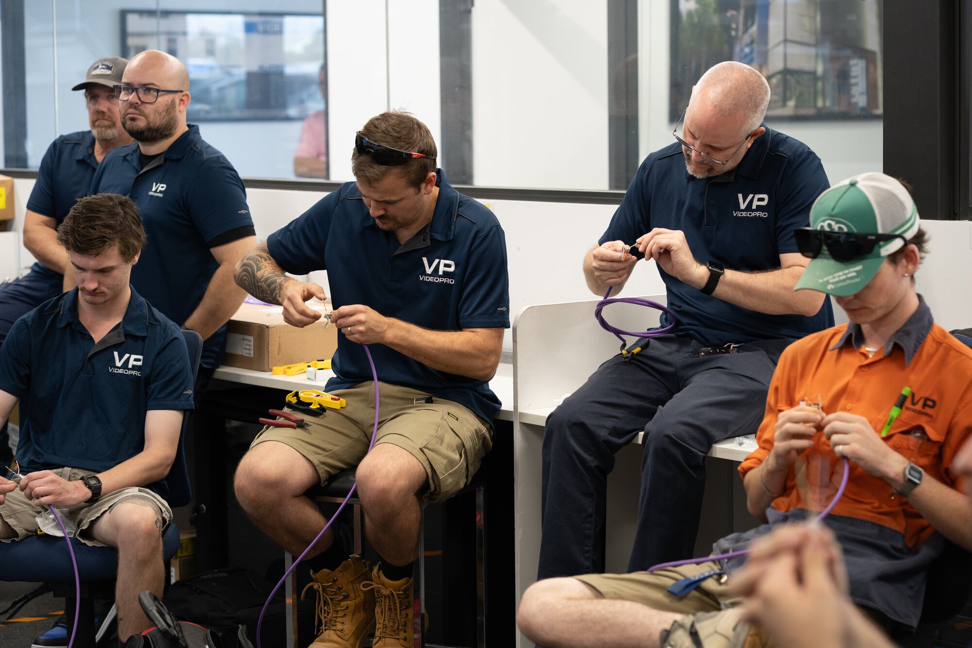 Cable training at Videopro