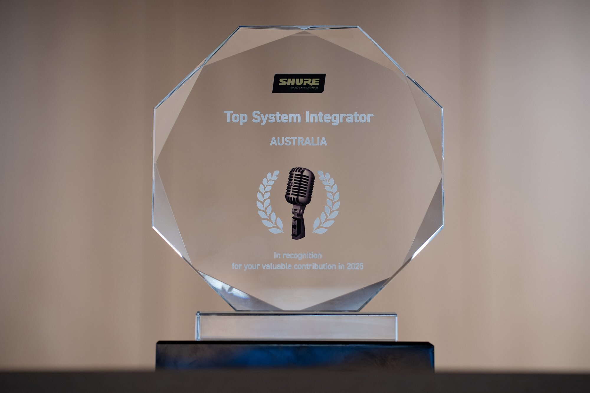 Videopro wins Shure Top Integrator Award 2025