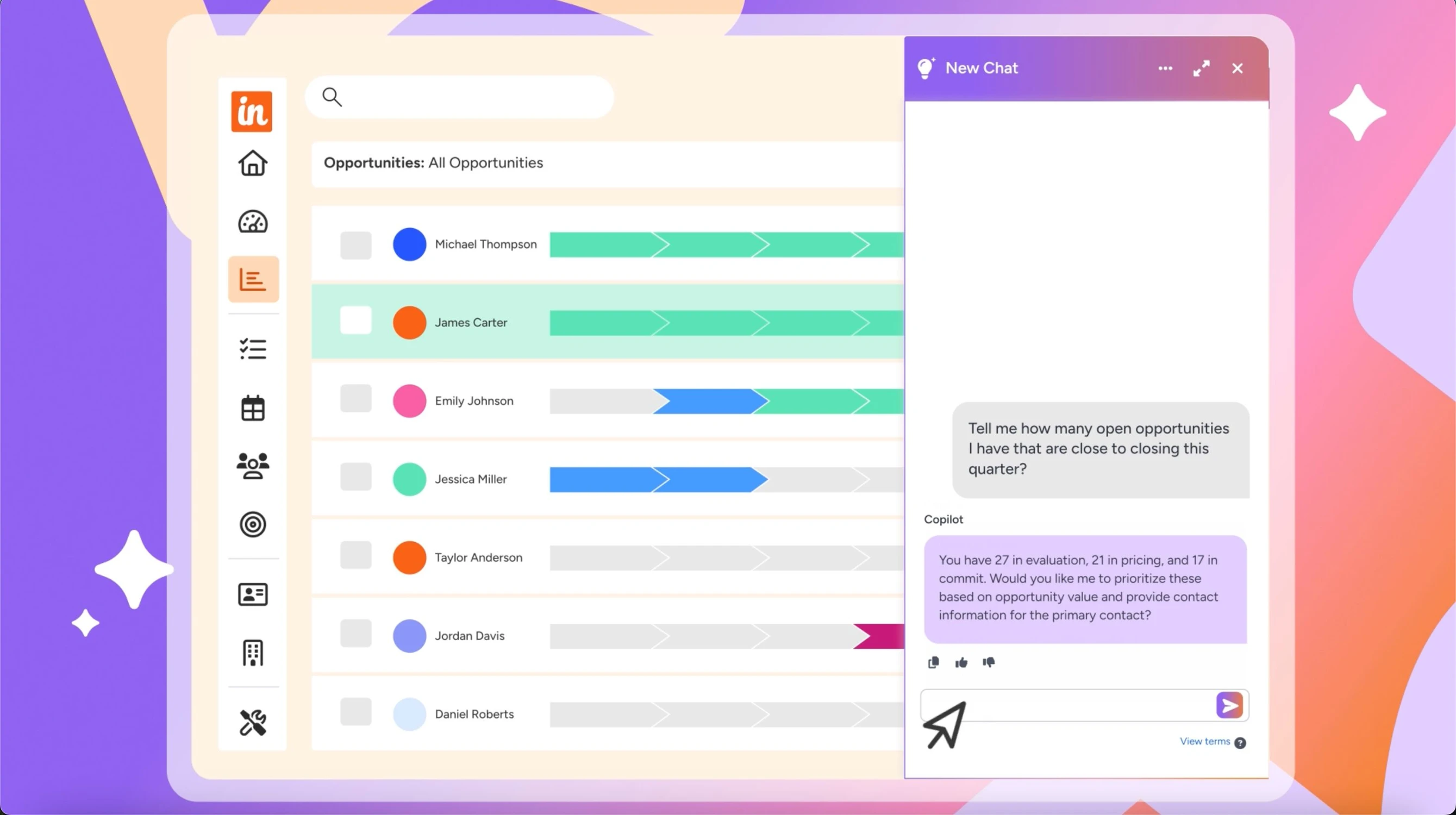 Introducing Insightly's Copilot