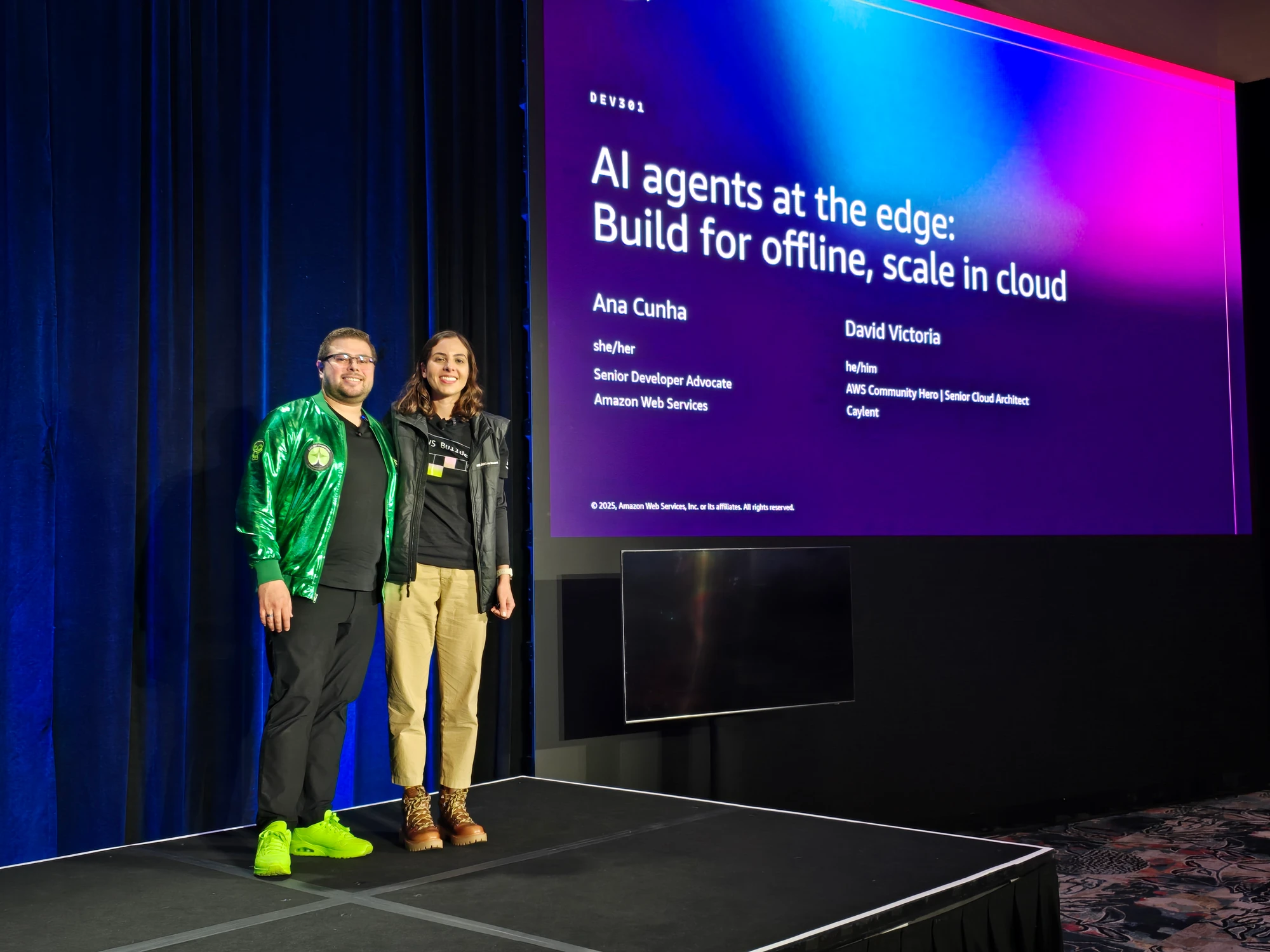 Peter DeSantis and Dave Brown Keynote Recap - AWS re:Invent 2025AWS re:Invent 2025 - AI agents at the edge: Build for offline, scale in cloud (DEV301)