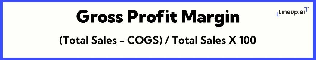 gross profit margin formula