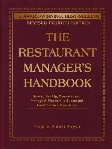 The Restaurant manager's handbook