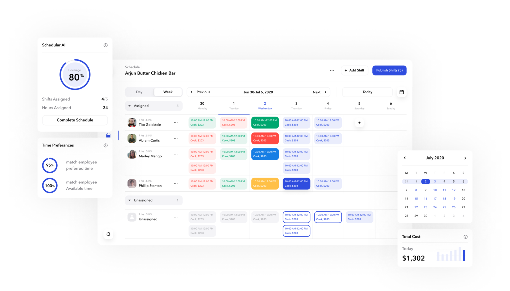 Zira scheduling as a HotSchedules alternative