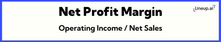 restaurant net profit margin formula