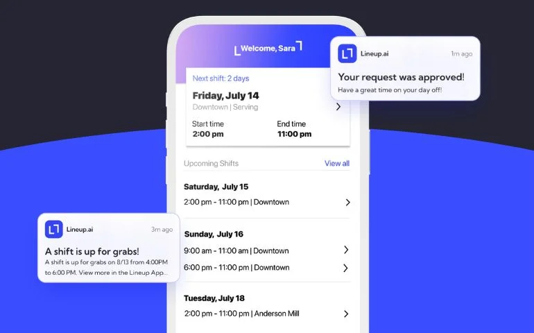 Featured Image for Lineup.ai's Mobile App for Employees Keeps Everyone on the Same Page Featured Image for Lineup.ai's Mobile App for Employees Keeps Everyone on the Same Page