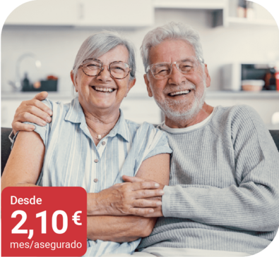 desde 2,10€ mes/asegurado