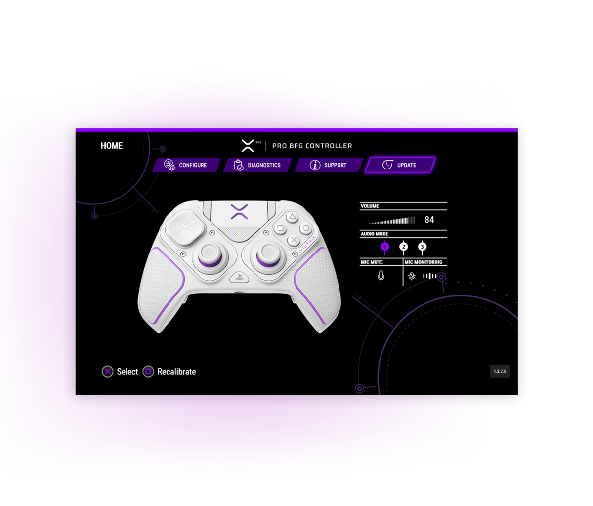 Wireless and wired connectivity options for the Victrix Pro BFG