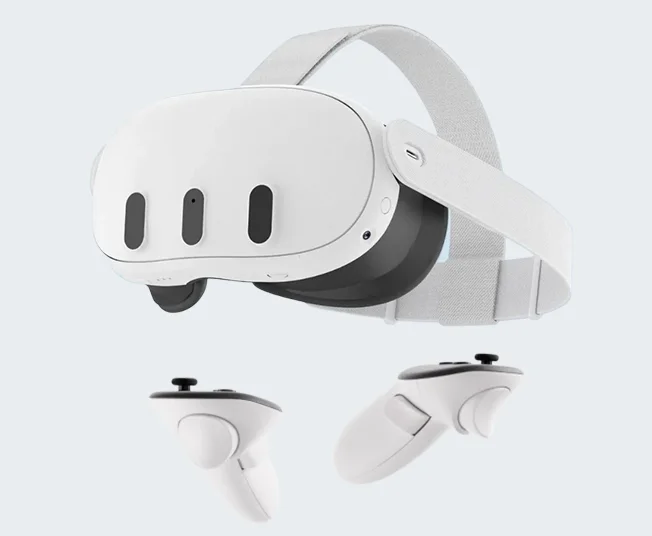 Meta Quest 3 Headset and Controllers