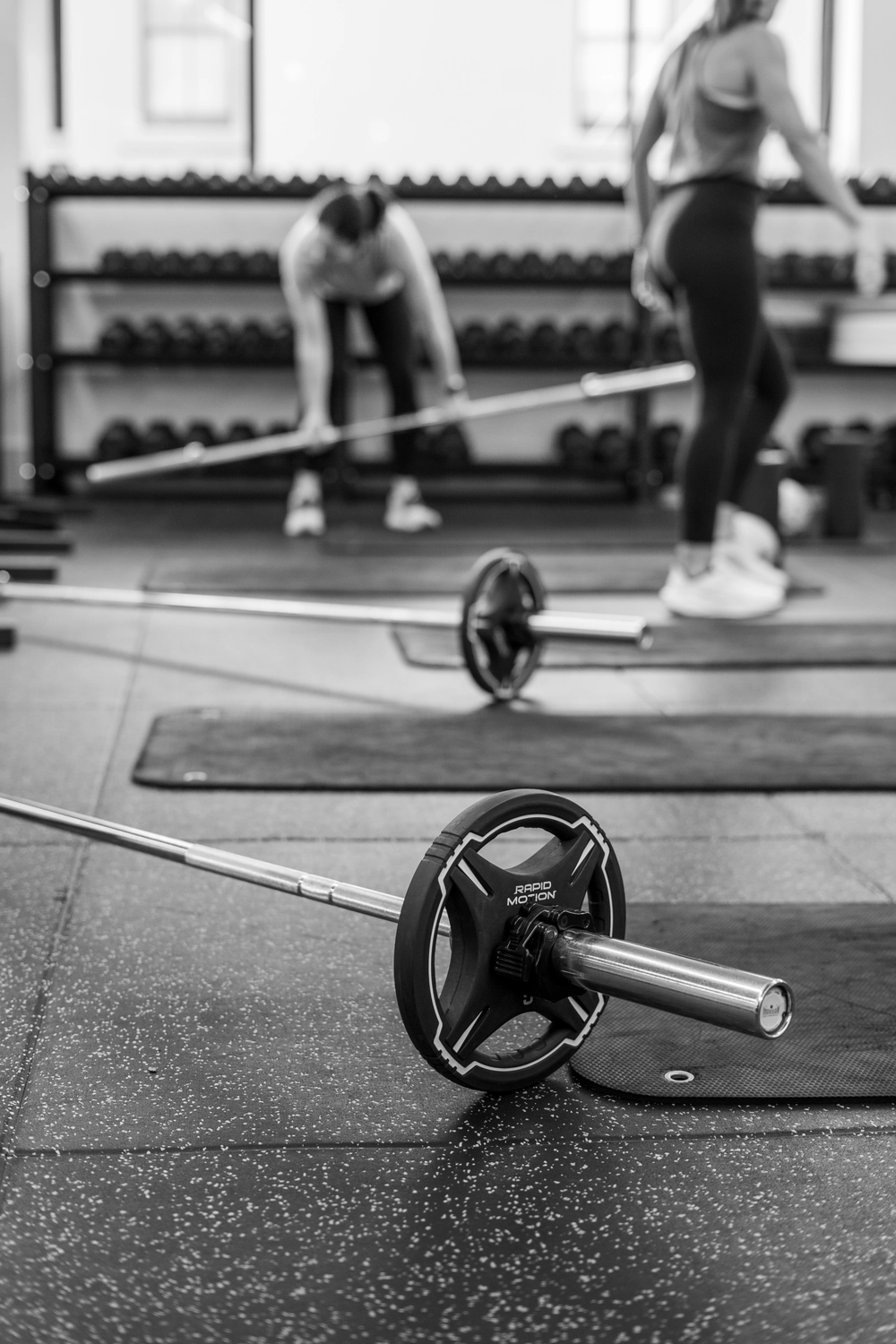 Women doing dumbell chest press