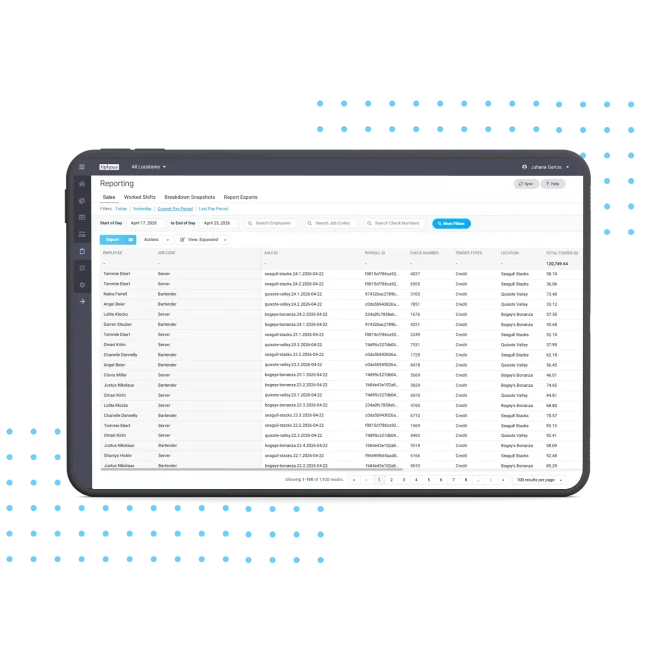 Walkthrough of the one-click export in TipHaus's Client Dashboard