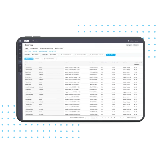 Walkthrough of the one-click export in TipHaus's Client Dashboard
