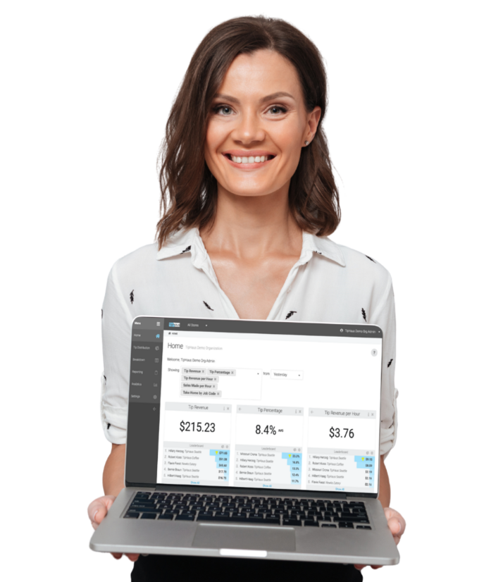 GM with laptop