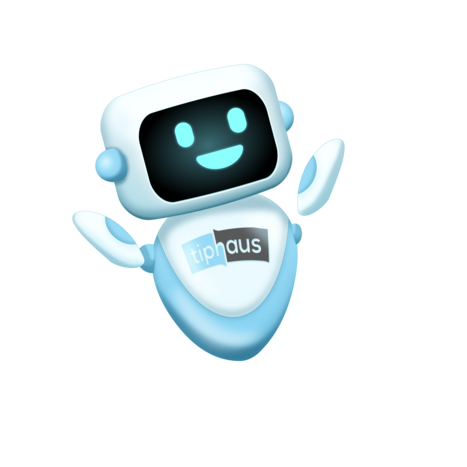 Happy Tippy the robot