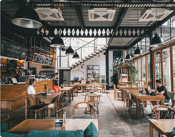 POS and the Tiphaus app shown as working together