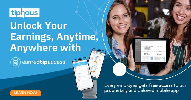 Unlock your earnings anytime, anywhere, with Earned Tip Access 