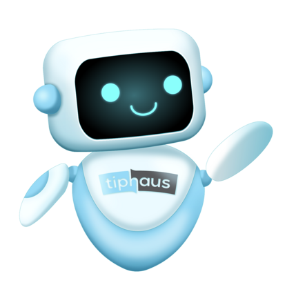 Happy Tippy the robot