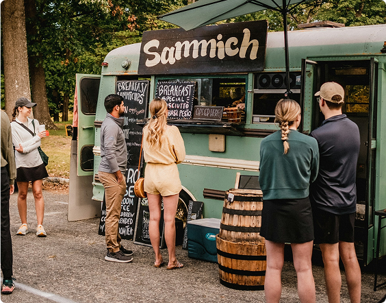 POS and the Tiphaus app shown as working together