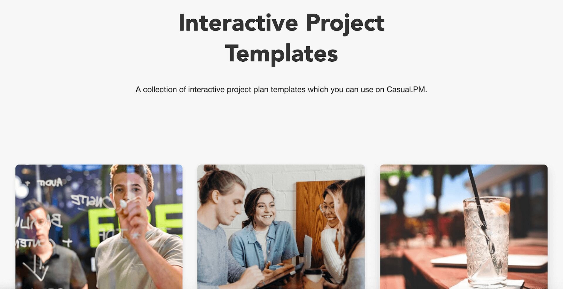 Experimental Project Plan Templates